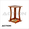 Deluxe 9 Cue Floor Rack - Honey